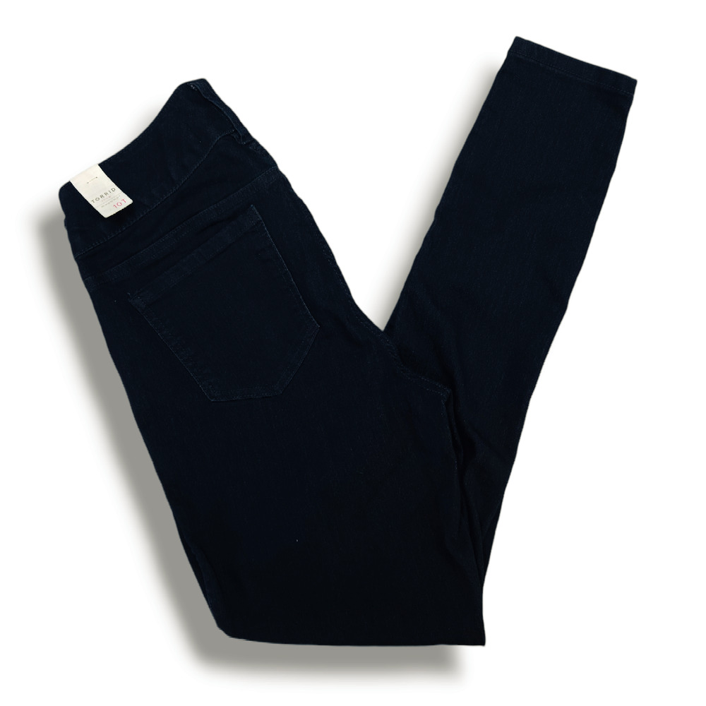 NWT Torrid High Rise Denim Skinny‎ Jeans Jeggings Sz. 10T [32]x31 Dark Indigo